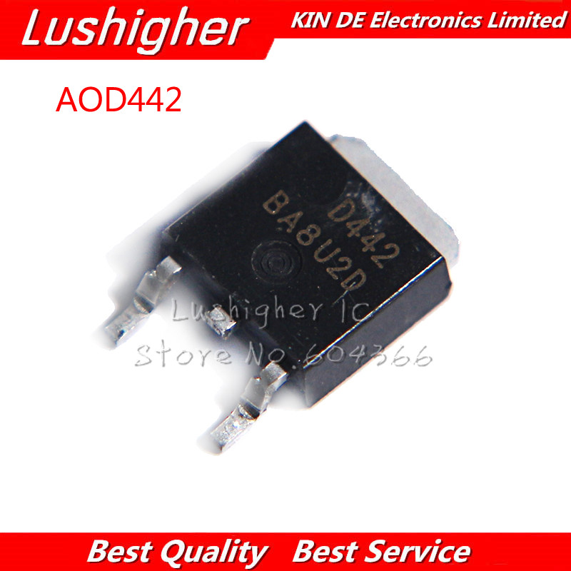 10 AOD442 TO-252 D442 AO442