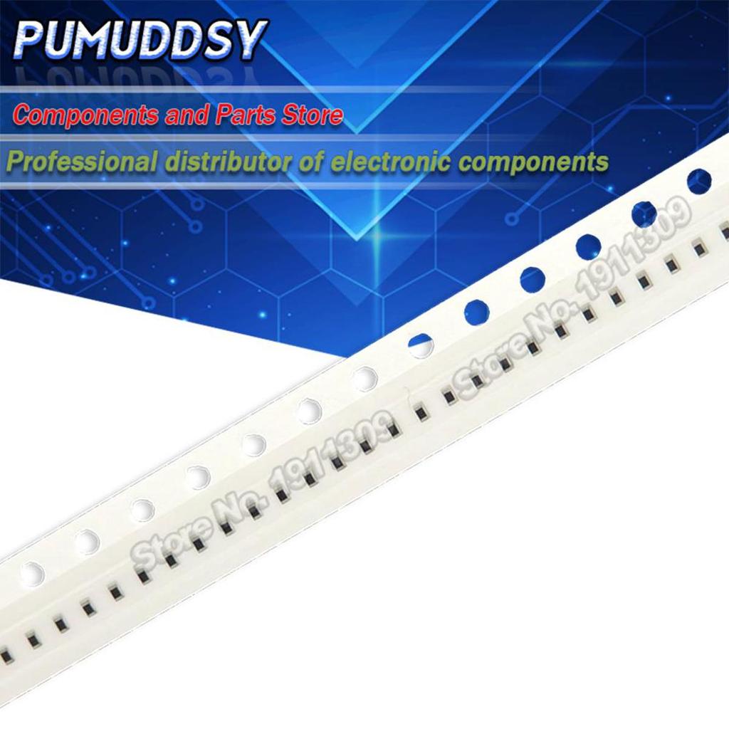 100 Chiếc 0402 SMD 1 / 4W 0R ~ 10M chip Điện Trở 0 10R 100R 220R 330R 470R 1K 4.7K 10K 47K 100K 0 10