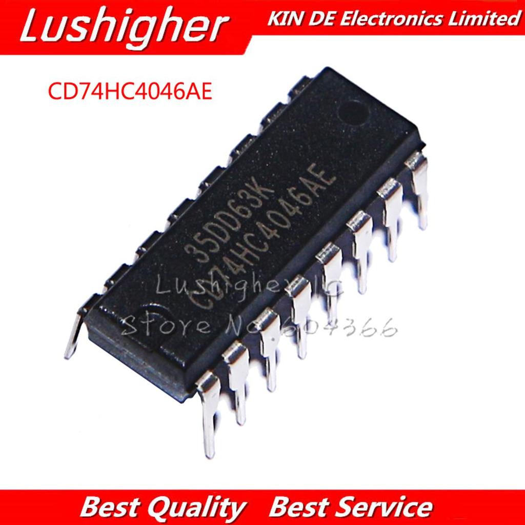 10 MM74HC4046N 74HC4046 DIP-16 CD74HC4046AE