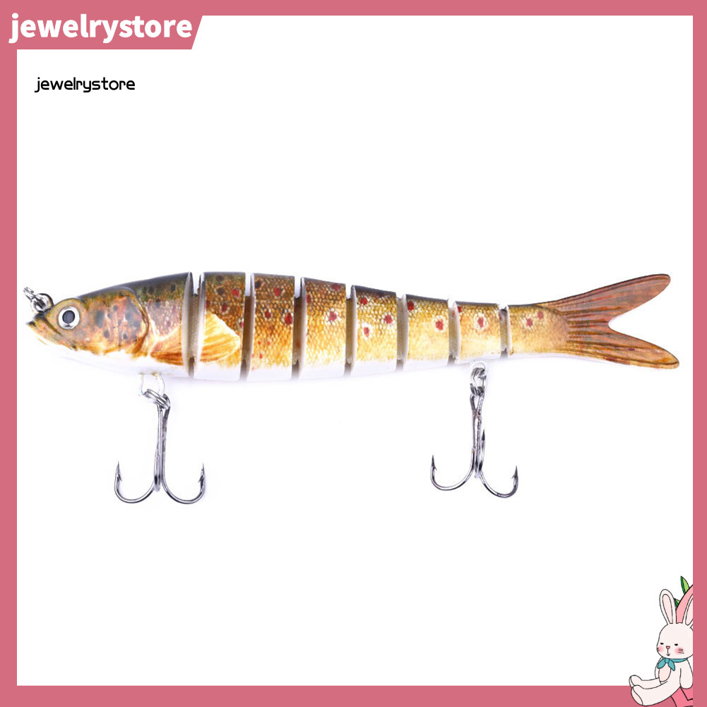 JET 137cm 27g Mô phỏng mắt 3D đa khớp Mồi câu cá có móc