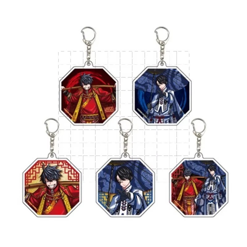 Móc khóa Anime Homare Byobugaura Shiki Ichinose Naito Mudano Jin Kougasaki Kuina Sazanami Mica Acryl