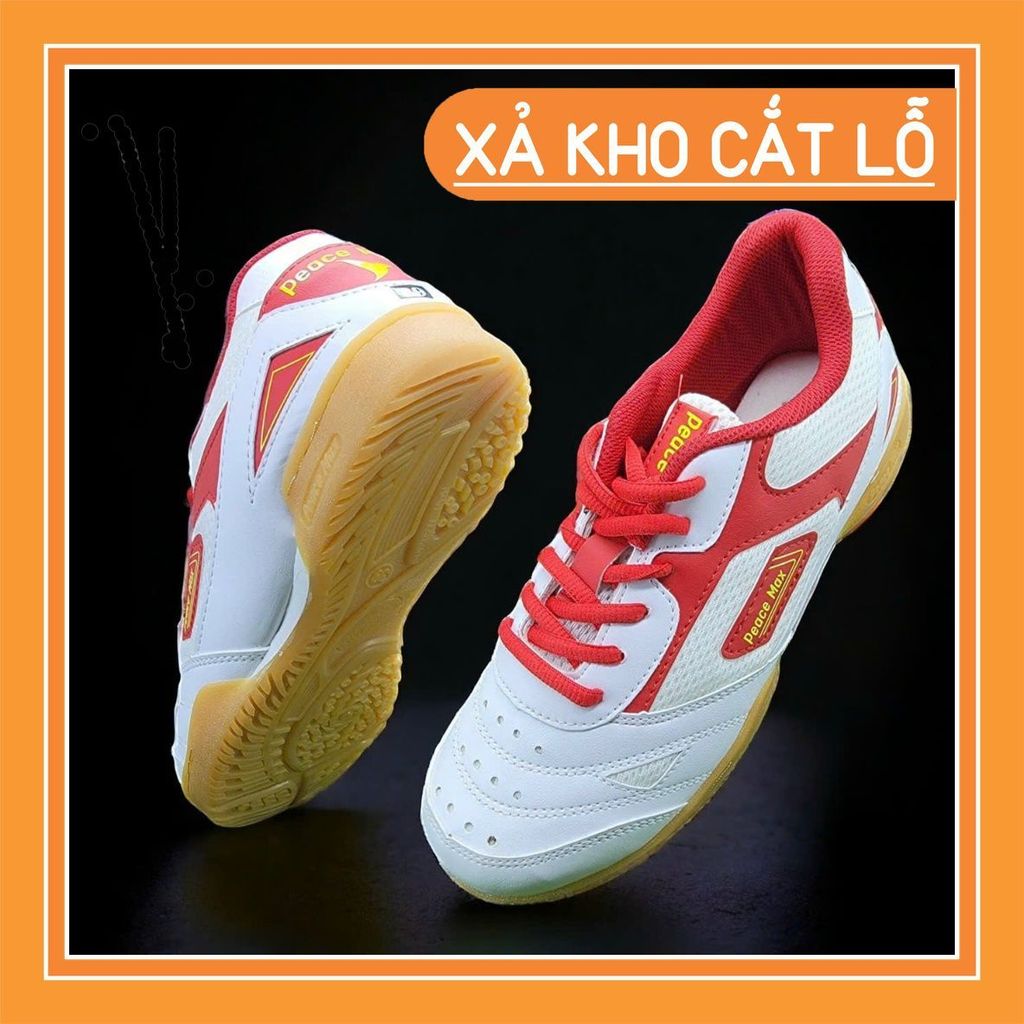 Giày Asia, Peace Max - Giày Cầu Lông, Bóng Chuyền, Bóng Bàn,Đế Kép EVA Thoáng Khí Khâu Đế Chống Trơn