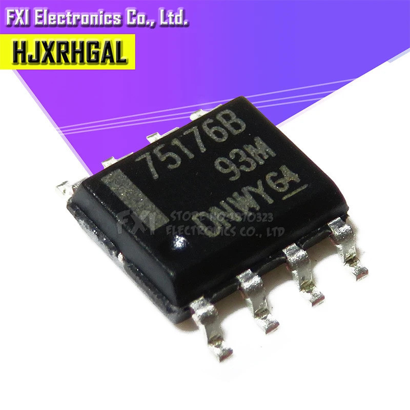 10 CÁI SN75176BDR SN75176B SOP8 SOP SN75176 SMD 751 mới nguyên bản