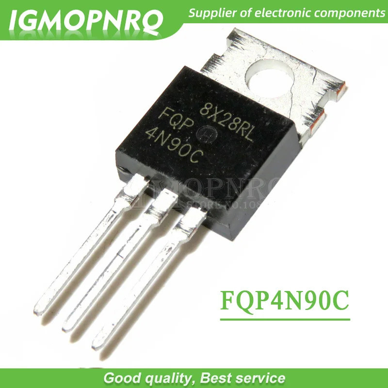 10 Cái / lốc FQP4N90C FQP4N90 4N90C TO-220 N-kênh FET Mới Nguyên Bản