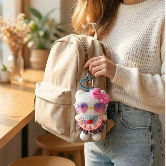 Backpack Decoration Schoolbag Keychain Doll Cute Gift Fashion Gift Backpack Decoration Schoolbag Key