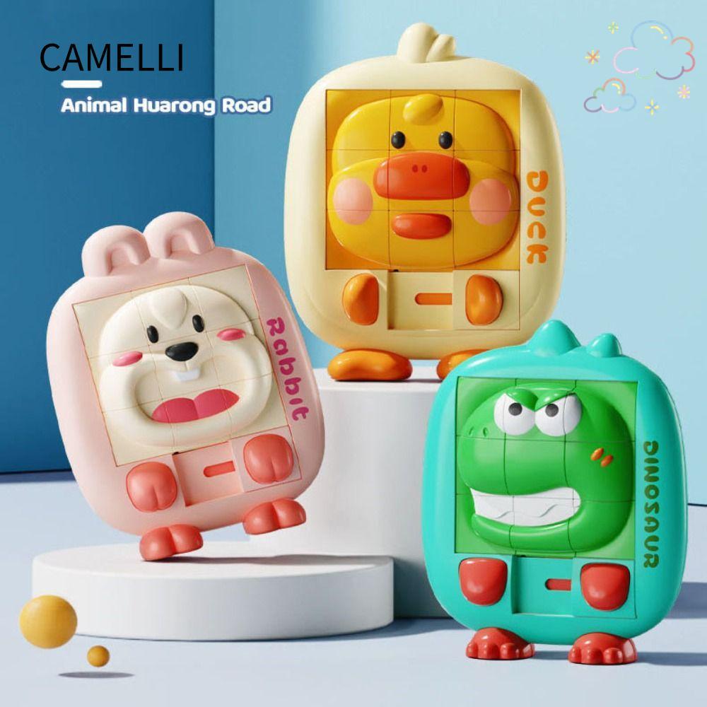 CAMELLI Whack-a-Mole Phối Hợp Mắt, Đồ Chơi Giáo Dục Tương Tác Màu Sắc Ngẫu Nhiên, Mini 8 Kiểu Nhựa C