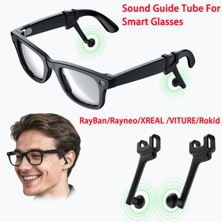 Guugei Ống dẫn âm thanh Ống tập trung âm thanh cho phụ kiện kính thông minh RayBan/Rayneo/XREAL/VITURE/Rokid