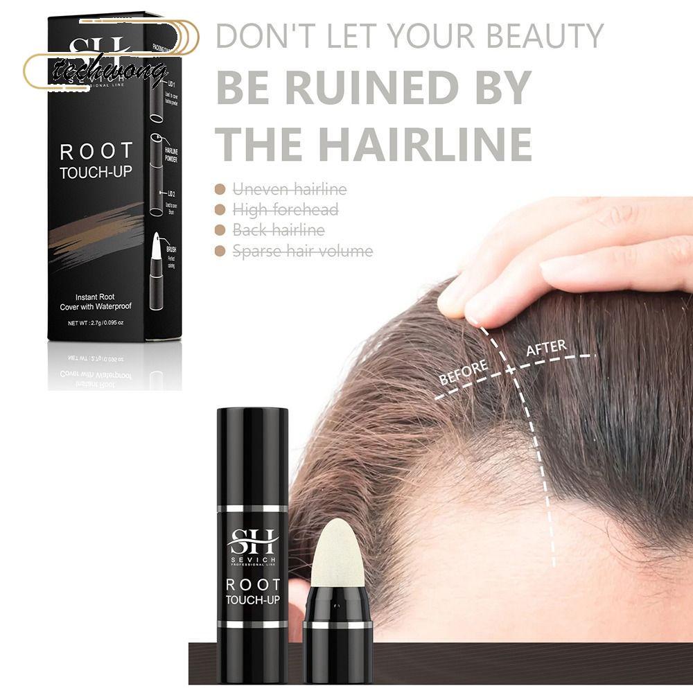 TECHWONG Hairline Repair Stick Hairline Fluffy Make-Up Powder Filling Forehead Hairline Trimming Bal