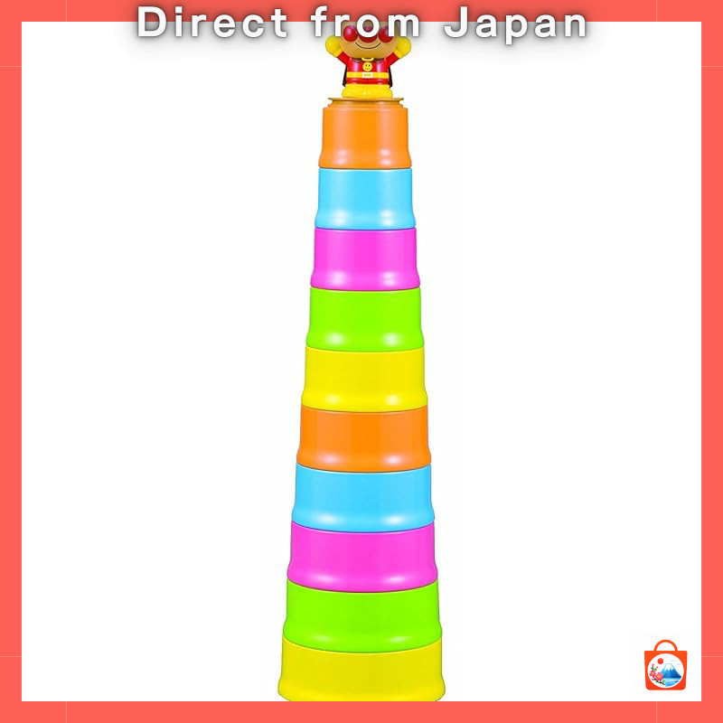 【Direct from Japan】
Agatsuma Anpanman Genius Brain Stacking Cups for Ages 1-3