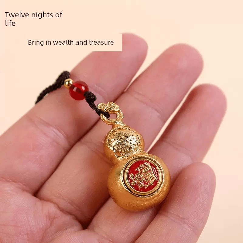 Được đề xuất bởi Mr The Year of the Horse 12 Cung Hoàng Đạo Baifu Bầu Fulu Mặt Dây Chuyền Chìa Khóa 