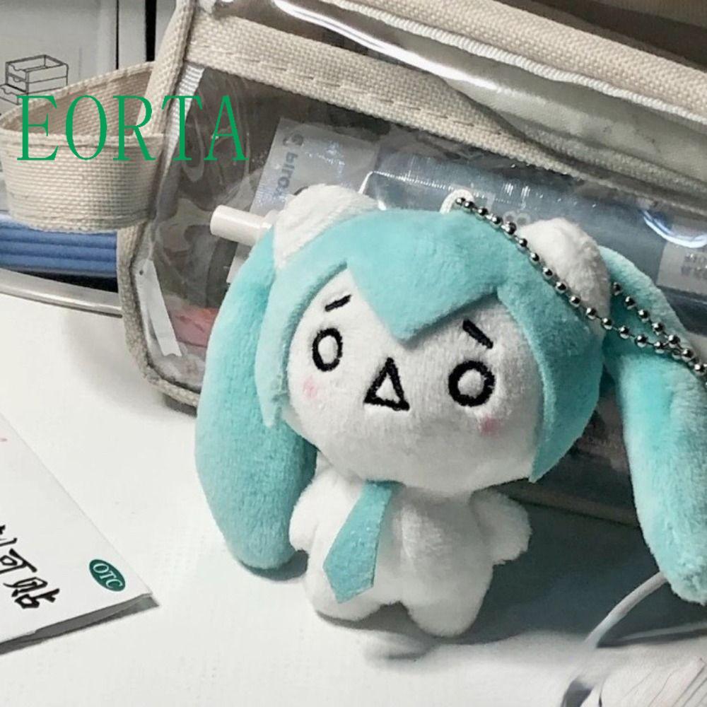 Móc khóa sang trọng GENTL Snow Miku, Búp bê Bandai Hatsune Miku mềm mượt, Lông thú dễ thương sang tr