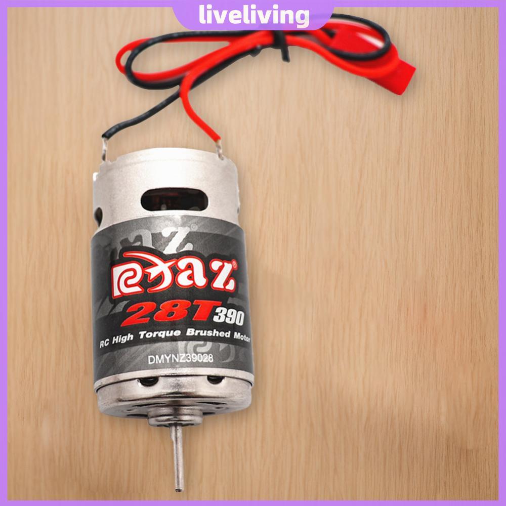 [Mới] Động cơ chải 28T 390 Động cơ DC Động cơ chải điện JST 1 PC 28T 390 Động cơ chải Động cơ DC Độn