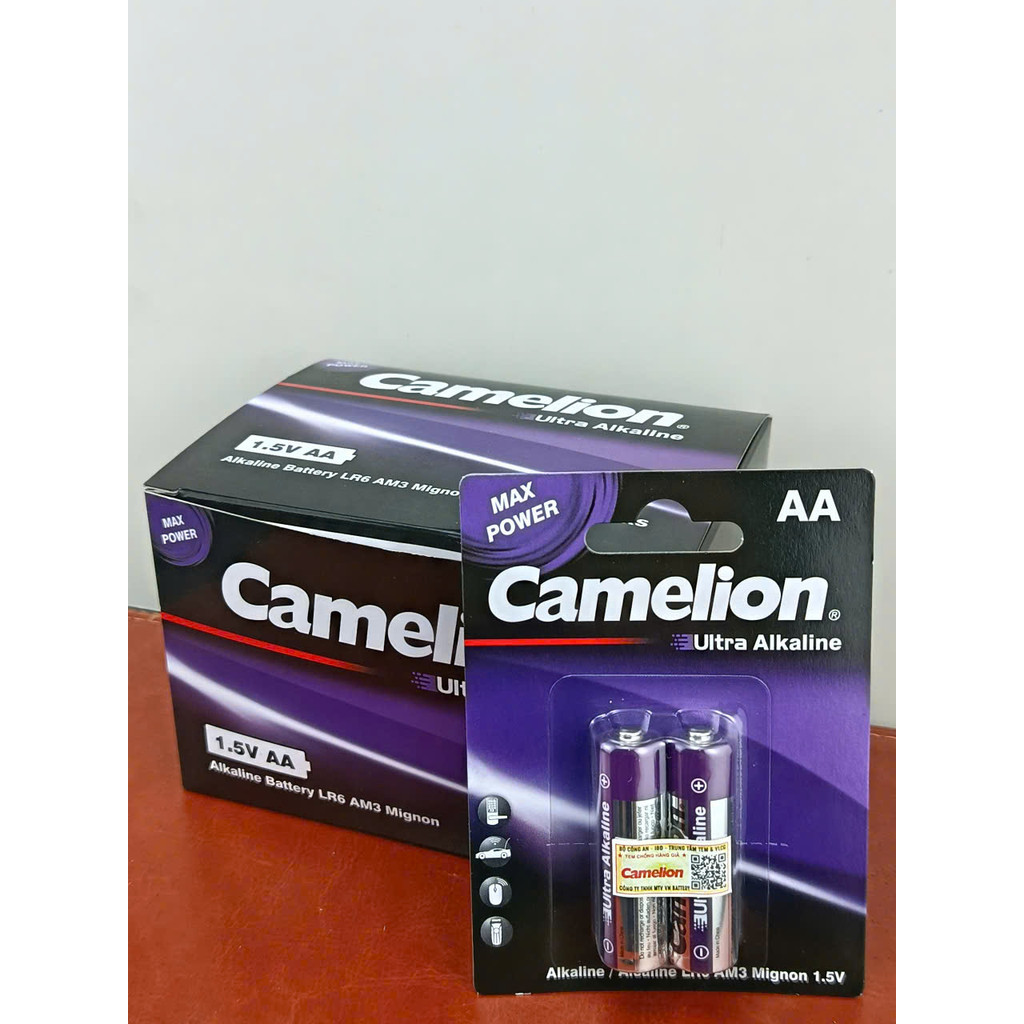 Pin  Ultra Alkaline  Camelion AA ít hao pin, Pin tiểu AA dùng hằng ngày ,Pin Kiềm hàng cao cấp