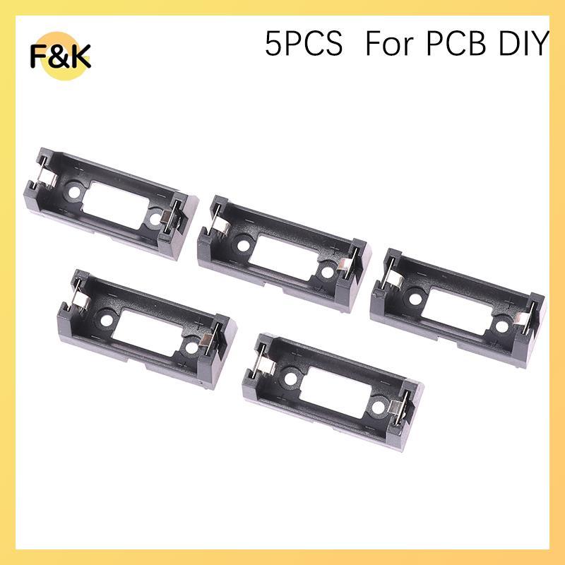 F & K 5 Chiếc Cắm CR123A Pin 16340 Hộp Pin LIR123A Hộp Bảo Quản Pin CR123A Vỏ Pin Cho PCB DIY.