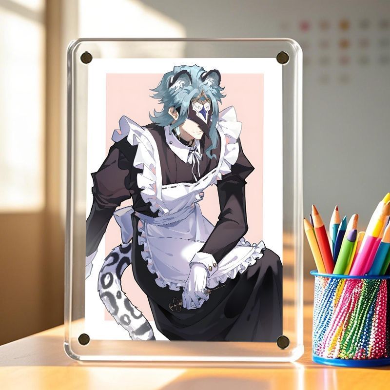 Genshin Impact / Dottore / Genshin Dottore Game Hàng Hóa Acrylic Khung Ảnh Bàn Quà Tặng / vpov