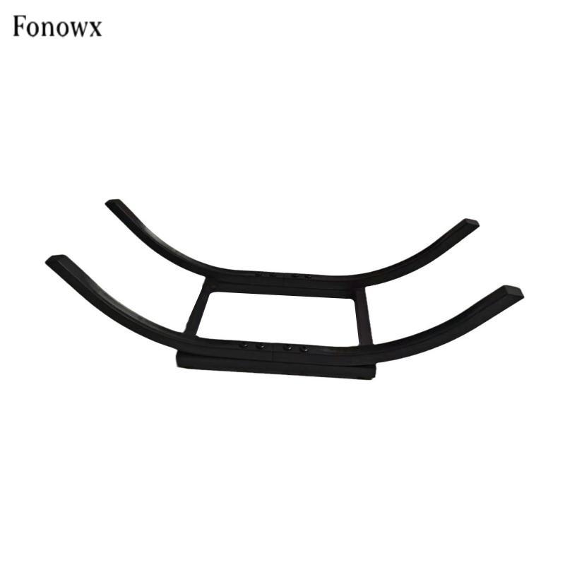 Giá củi Kim loại Lò sưởi màu đen Giá đựng gỗ ngoài trời trong nhà