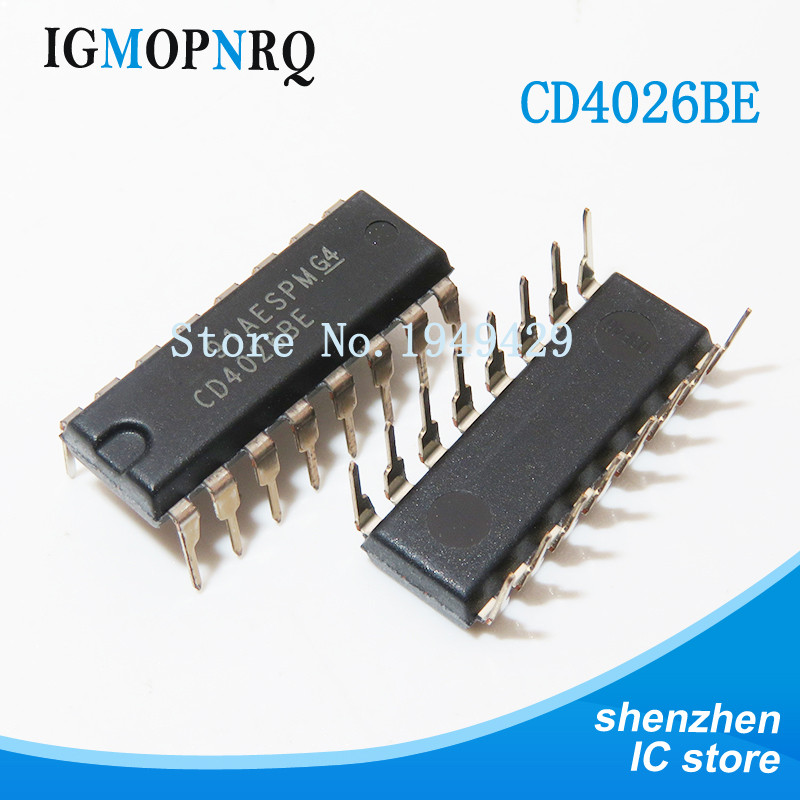 10 Chiếc CD4026BE DIP CD4026 DIP16 HEF4026BP DIP-16 HCF4026BE Mới Và IC