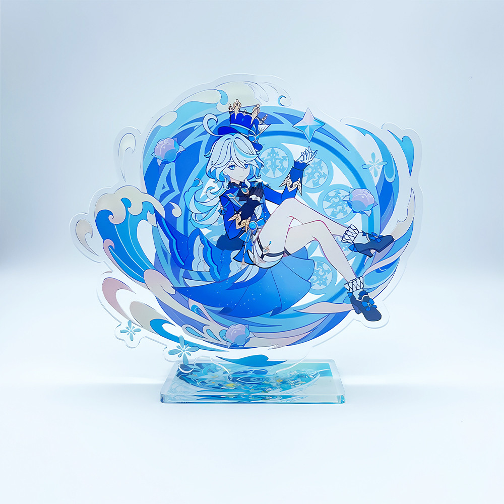 Furina Stand Acrylic Game furina Figure Wanderer Tighnari Cyno Kaedehara Kazuha Barbatos Windblume