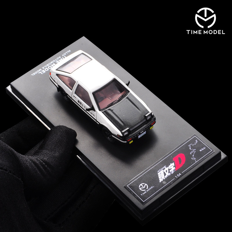 [ORDER] Mô hình xe TIME MICRO 1:64 Initial D Toyota AE86 Black Cover Standard Version TM640401b