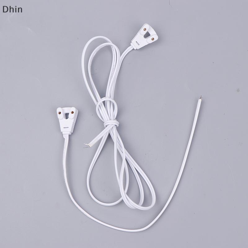 [Dhin] 10 Chiếc T8 Giá Đỡ Đèn T8 Đế Dây Đèn Hộp Dòng Đèn Giá Đỡ Cáp Cho T8 Ống Huỳnh Quang