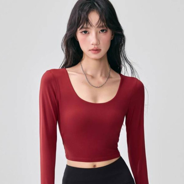 Temperament with Chest Pad Yoga Clothes Beauty Back Professional Pilates Training Workout Clothes Ou