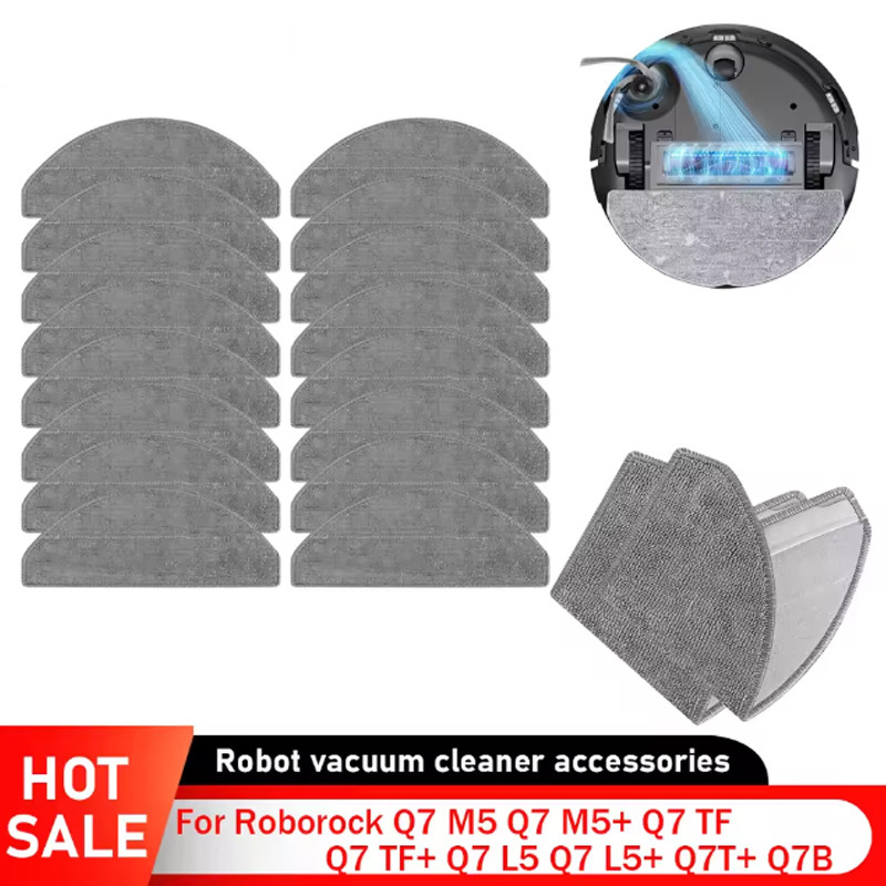 Phụ tùng vải lau nhà cho Roborock Q7 M5 Q7 TF Q7 L5 Q7 L5 + Q7T + Q7 TF + Q7 M5 + Q7B Robot thay thế