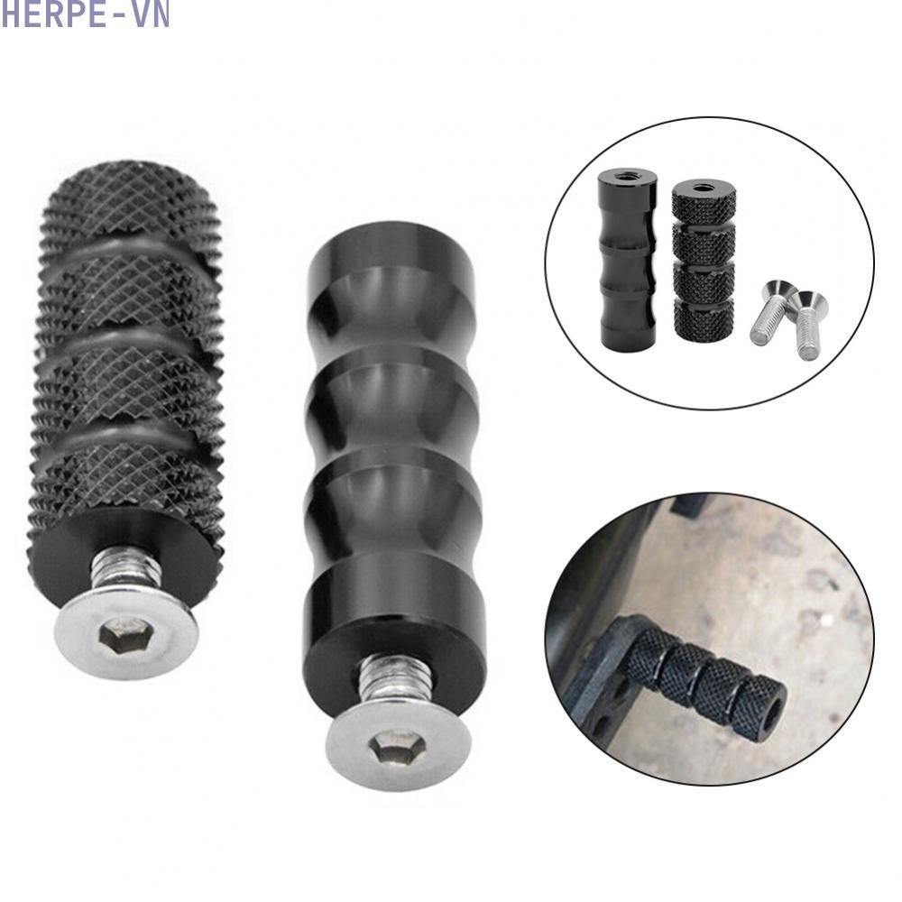 [HERPEVN]Universal Fitment Motorcycle Gear Shift Lever Brake Pedal Footrests for M6 Bolts[Ready stoc