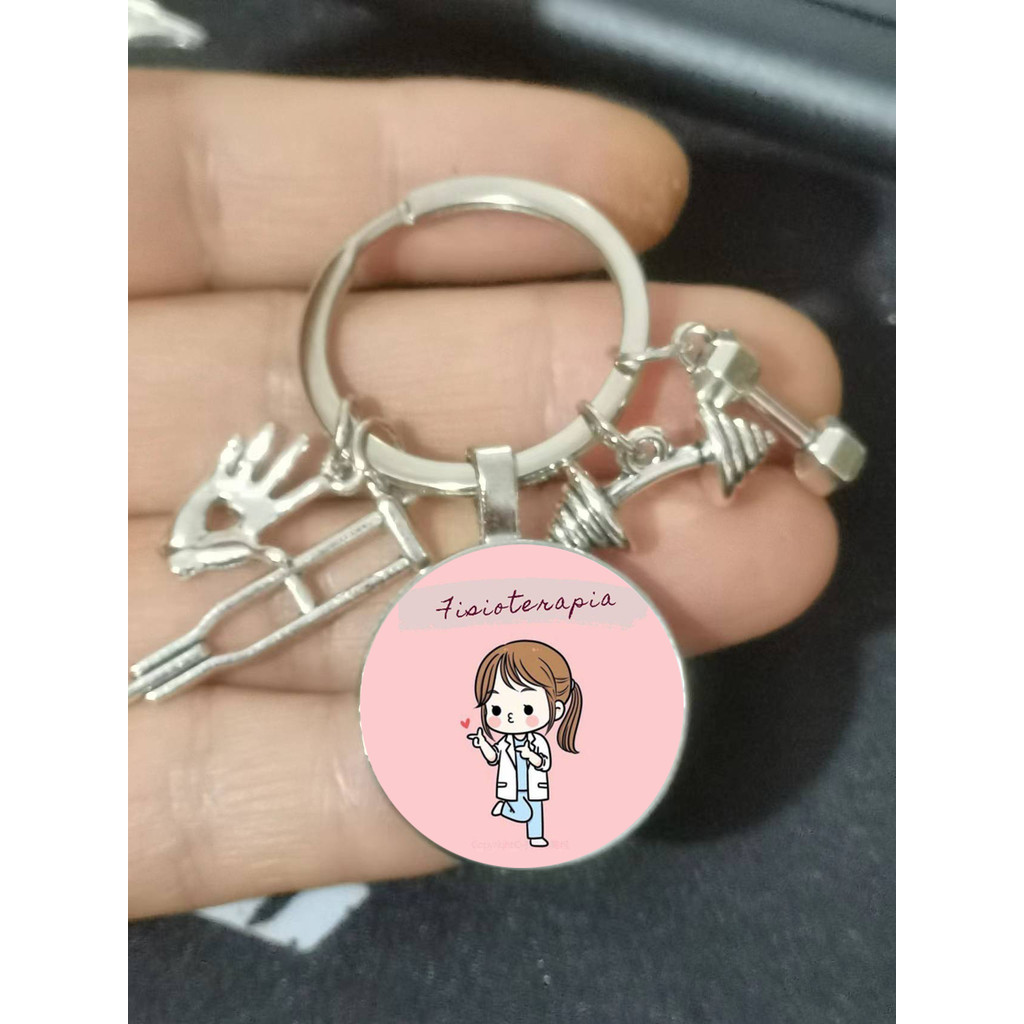 Rehabilitation, Abduction, Strength, Family, Doctor, Keychain