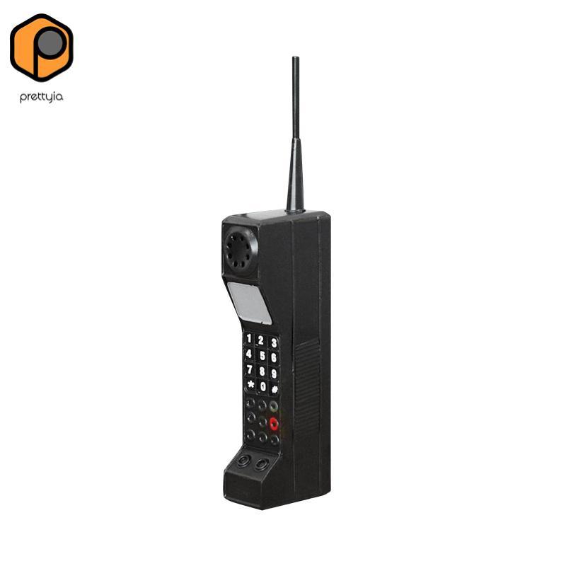 Phong Cách Vintage Gạch Trang Trí Điện Thoại 80S 90 Mẫu Điện Thoại Di Động Thời Trang Cũ Cho