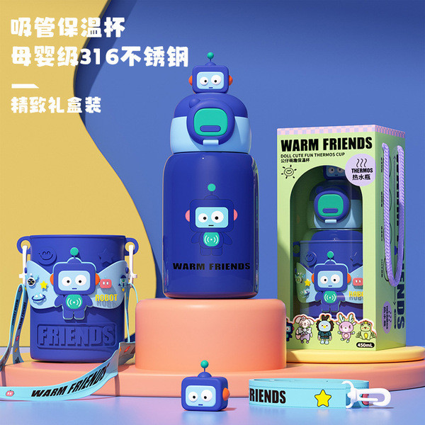 ly giữ nhiệt highland ly giữ nhiệt tráng sứ Quà Tặng Ngày Trẻ Em Ống Hút Giữ Nhiệt Cốc 316 Thực Phẩm