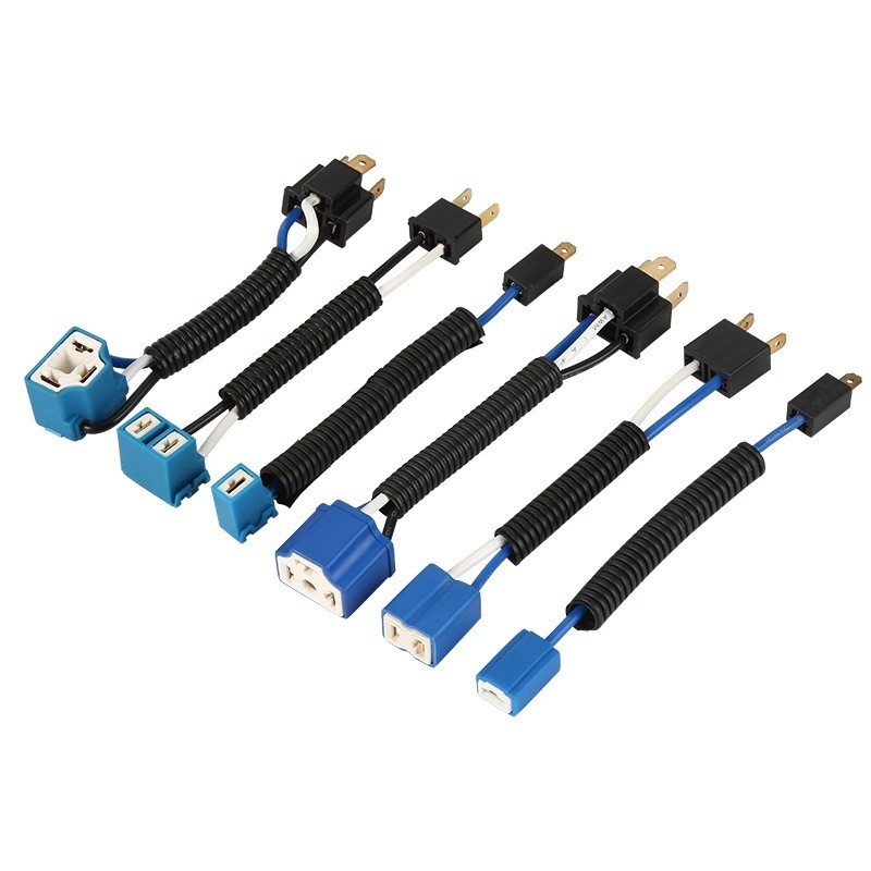 Nam Sang Nữ Chuyển Đổi Dây Khai Thác Ổ Cắm Rơ Le Đèn Giá Đỡ H7 H8 H4 H11 9005 Đèn Pha Ô Tô Cắm Dây