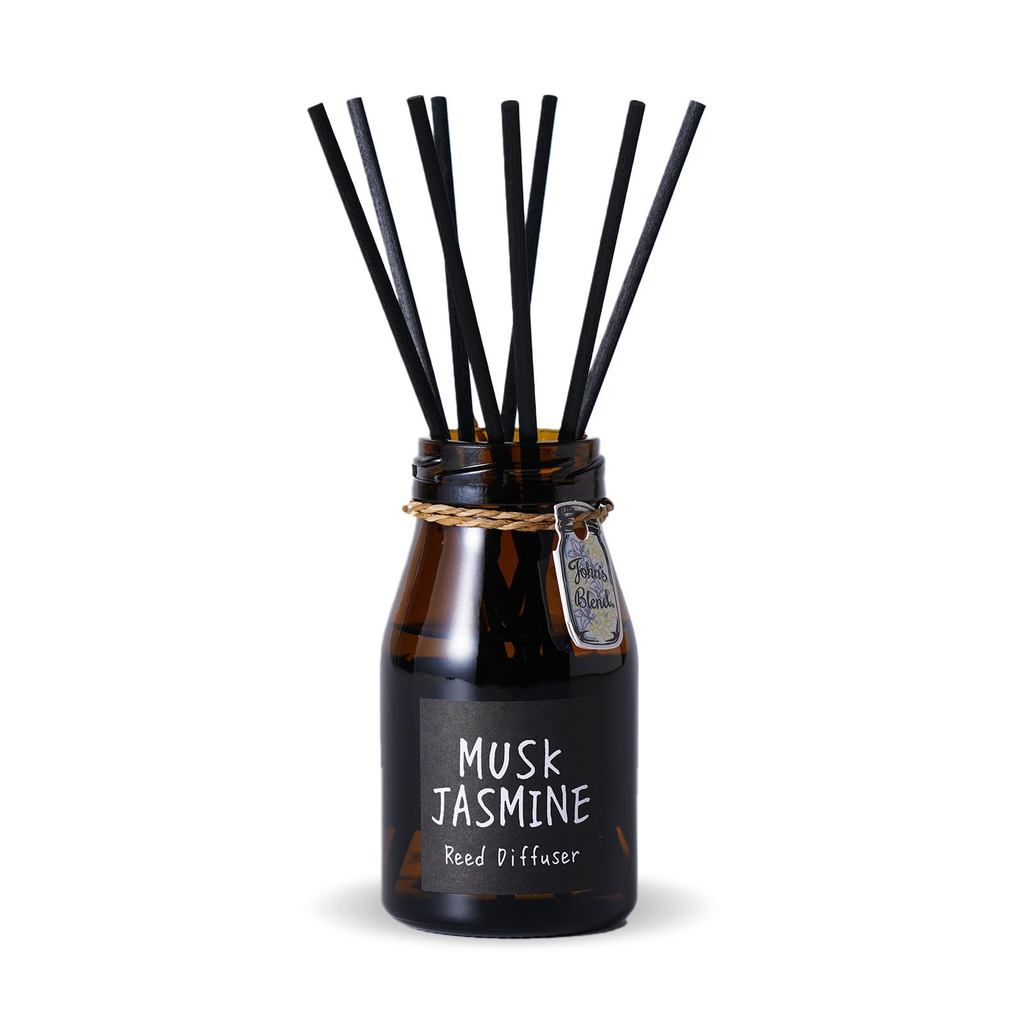 John's Blend Diffuser Musk Jasmine 140mL (Approx. 3 Months) - Room Fragrance Reed Diffuser  
John's 