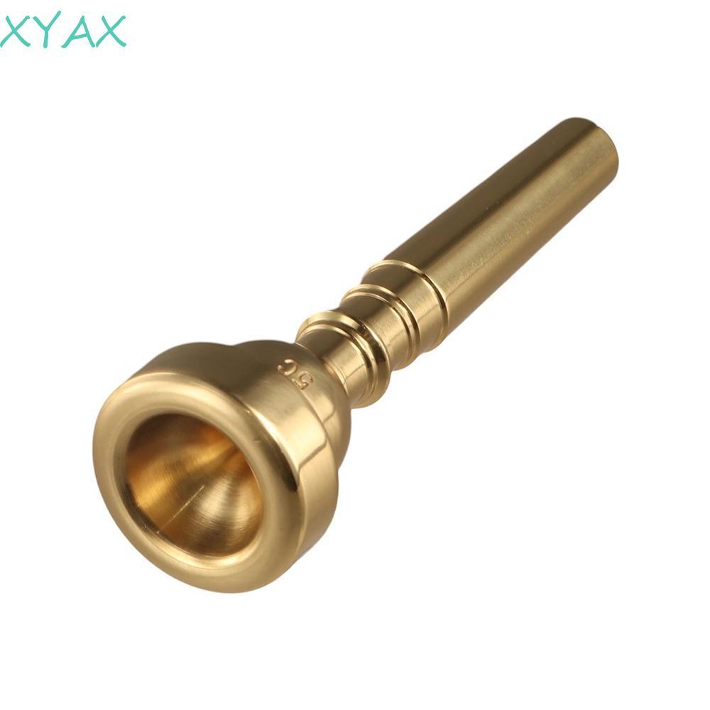 XYAX Trumpet Bugle Mouth, Horn Metal Professional Trumpet Mouthpiece, Performance Beginner Silver 3C