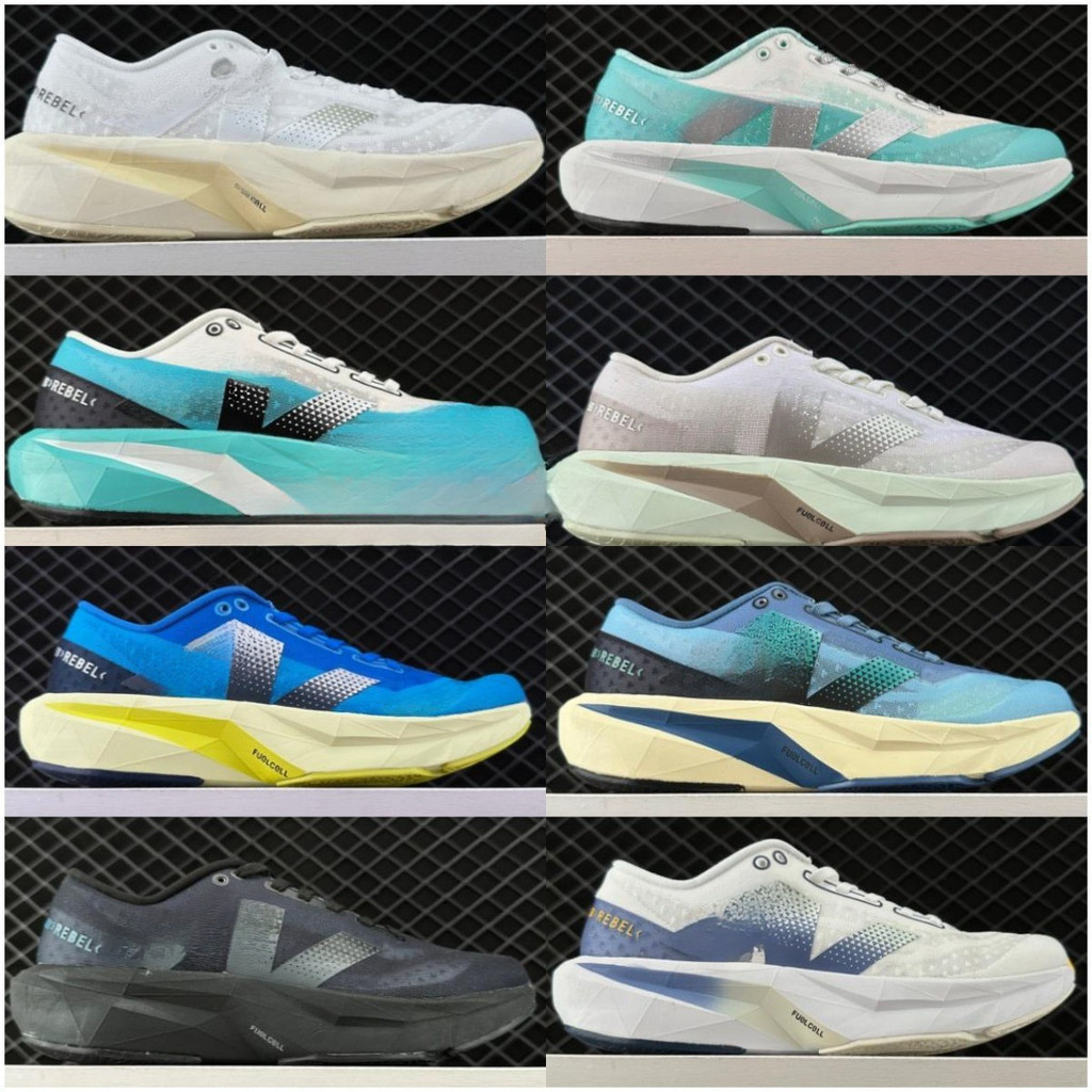 Giày thể thao Rebel V4 Carbon dành cho nam nữ, phù hợp chạy bộ và đua marathon