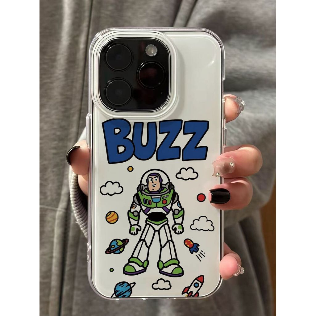 Ốp Làm Đẹp Buzz Lightyear Thích Hợp Cho 17 / 16pro Apple 11 Ốp Điện Thoại iPhone15 / 14 Ốp Điện Thoạ