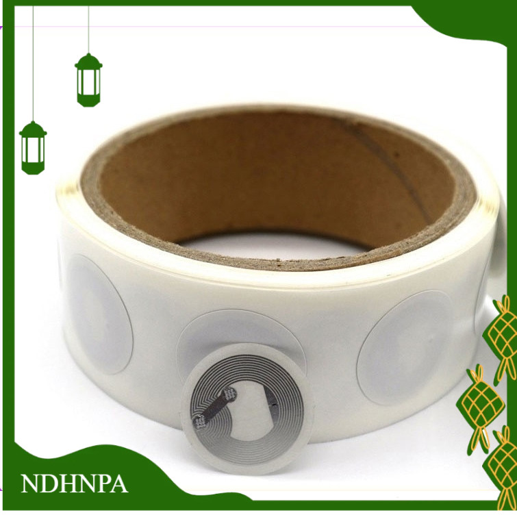 100–200 Chip NFC NTag215/213 RFID 13.56MHz – Tem NFC Dán Chống Trộm, Quản Lý Hàng Hóa, Thẻ Từ Thông 