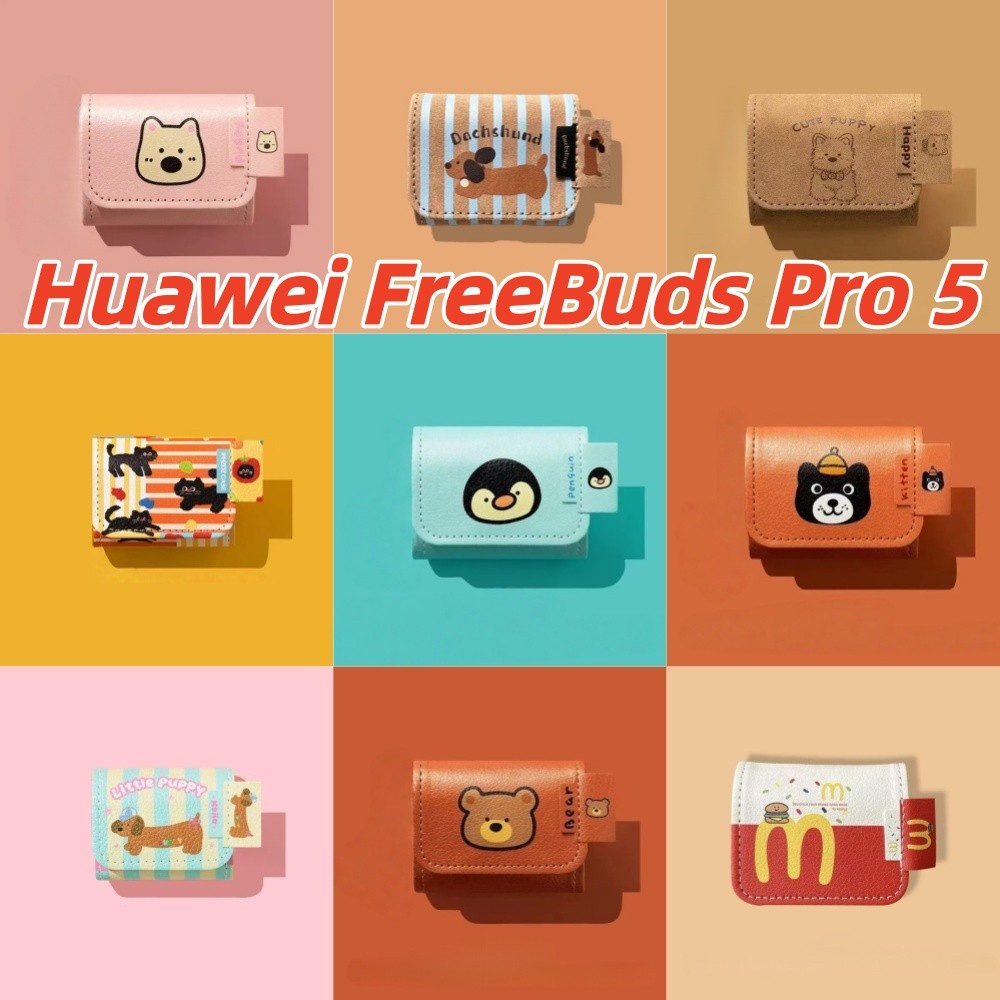 【 Ốp lưng tại nhà 】 Dành cho Huawei FreeBuds Pro 5 Ốp lưng dệt may hoạt hình dễ thương Vỏ tai nghe