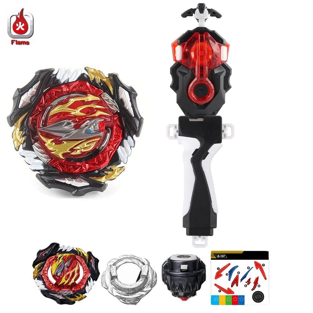 Ngọn lửa thương hiệu con quay hồi chuyển Burst Battle GT B-197 Divine Belial Nexus Adventure Top Đồ 