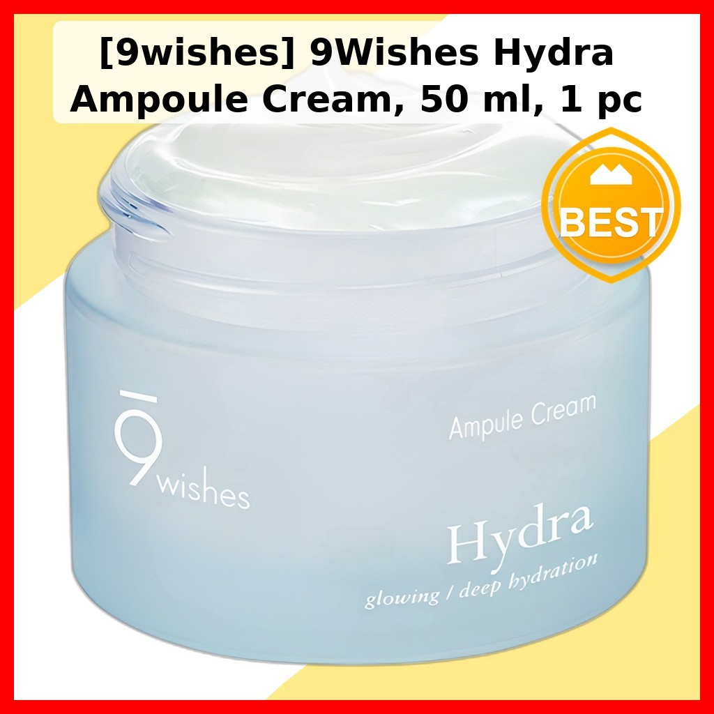 [9wishes] Kem dưỡng ẩm 9Wishes Hydra Ampoule, 50 ml, 1 cái / Kem Ampoule Hàn Quốc / Hoàn thiện sương