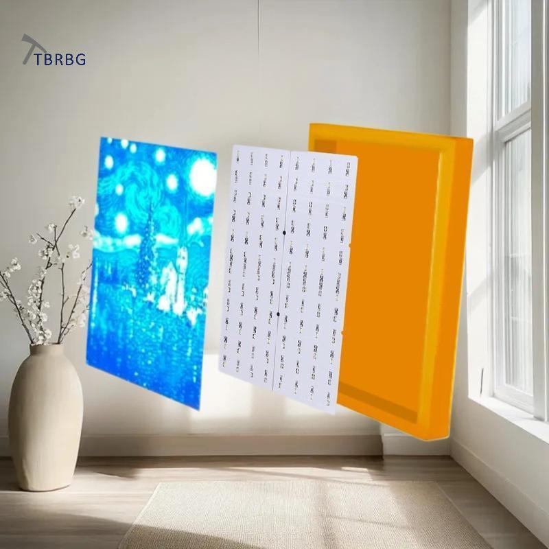 TBSBG 1 Bộ PLA Basic Lithophane Bundle 3D In Lithophane Ảnh Cho Bambu Lab Lithophane Led Panel CMYK 