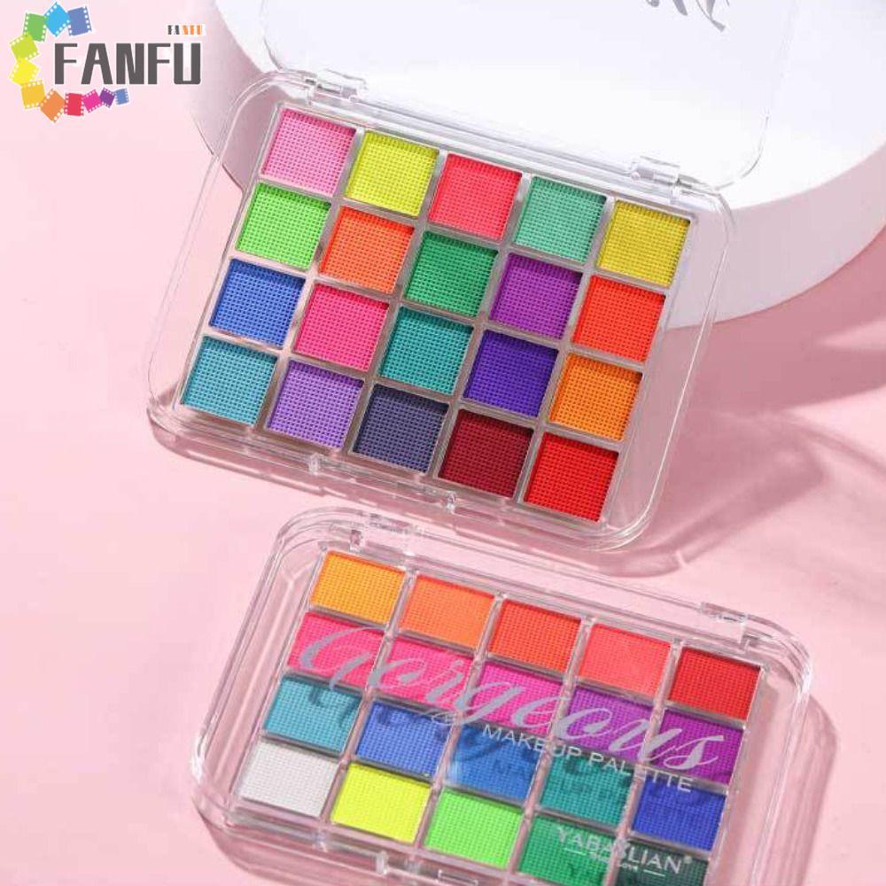FANFUZOUZU Face Painting Palette, Eye Makeup Art Palette 20 màu Face Paint Pigment, Face Color Paint