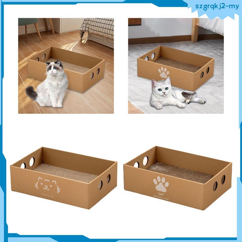 [SzgrqkjefMY] Bảng cào mèo Giấy gợn sóng Cat Scratchers Lounge Cat Scratcher Bed