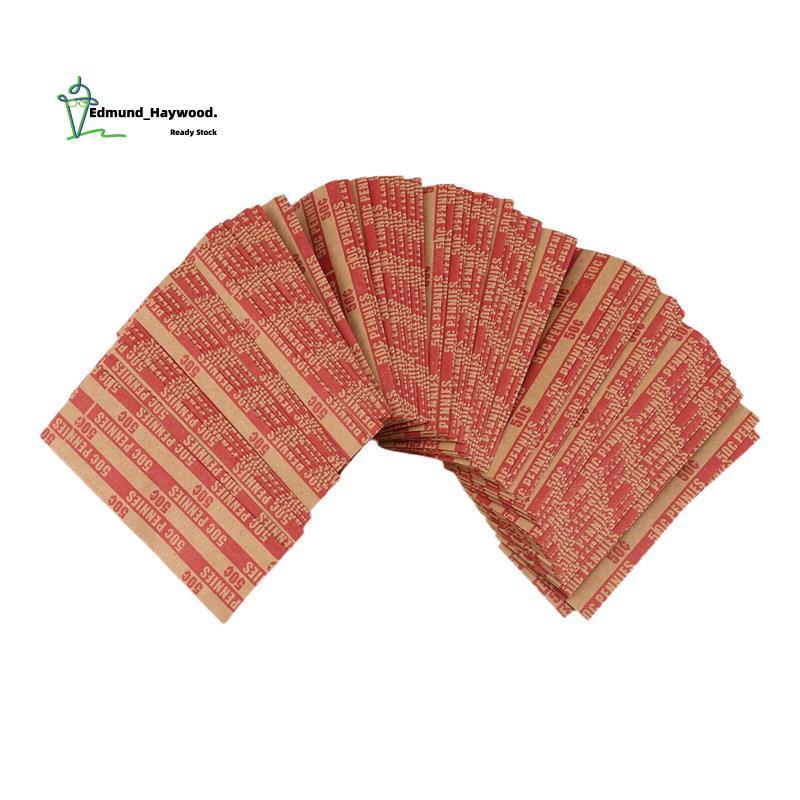 100 mảnh Penny Coin Wrappers Penny Tay áo phẳng như Shown Penny Rolls Wrappers
