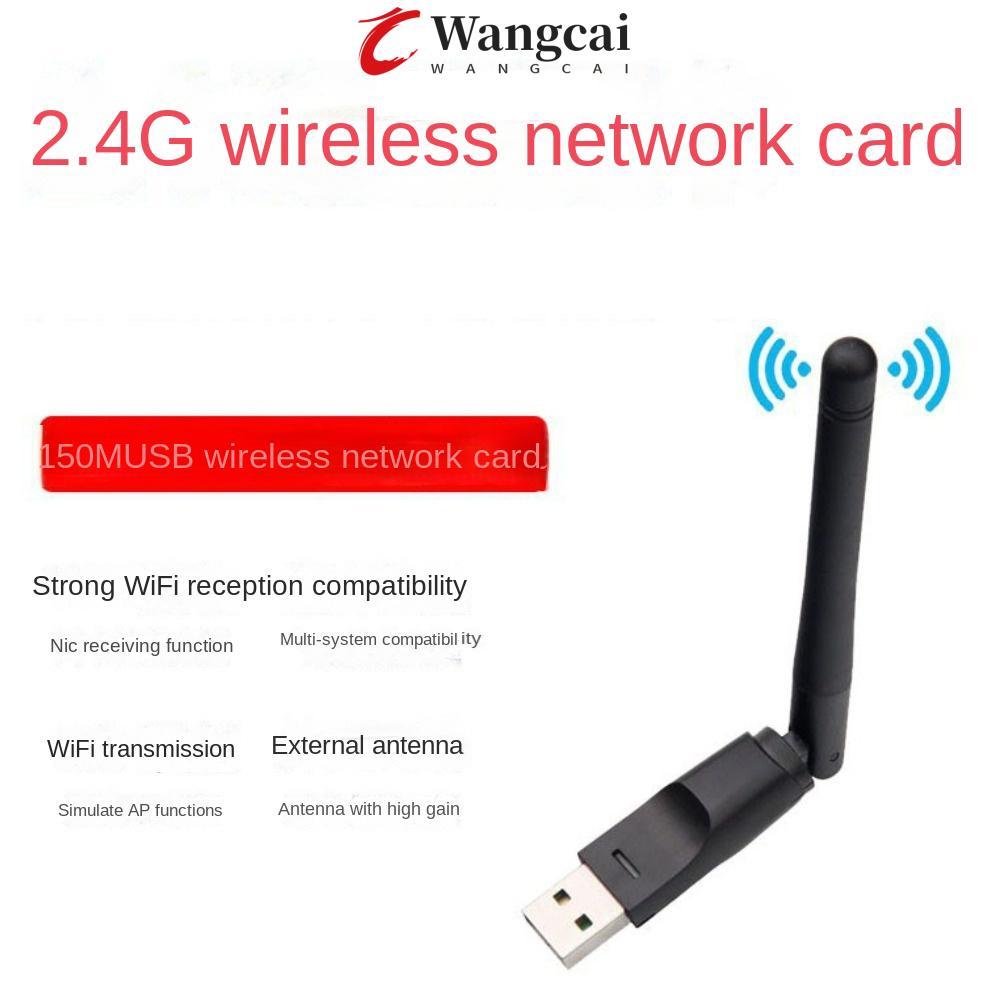 Card mạng WANGMCAI 150Mbps MT7601, Bộ chuyển đổi Wifi USB Wi-fi Dongle USB 150Mbps, Bộ thu Wifi MT76
