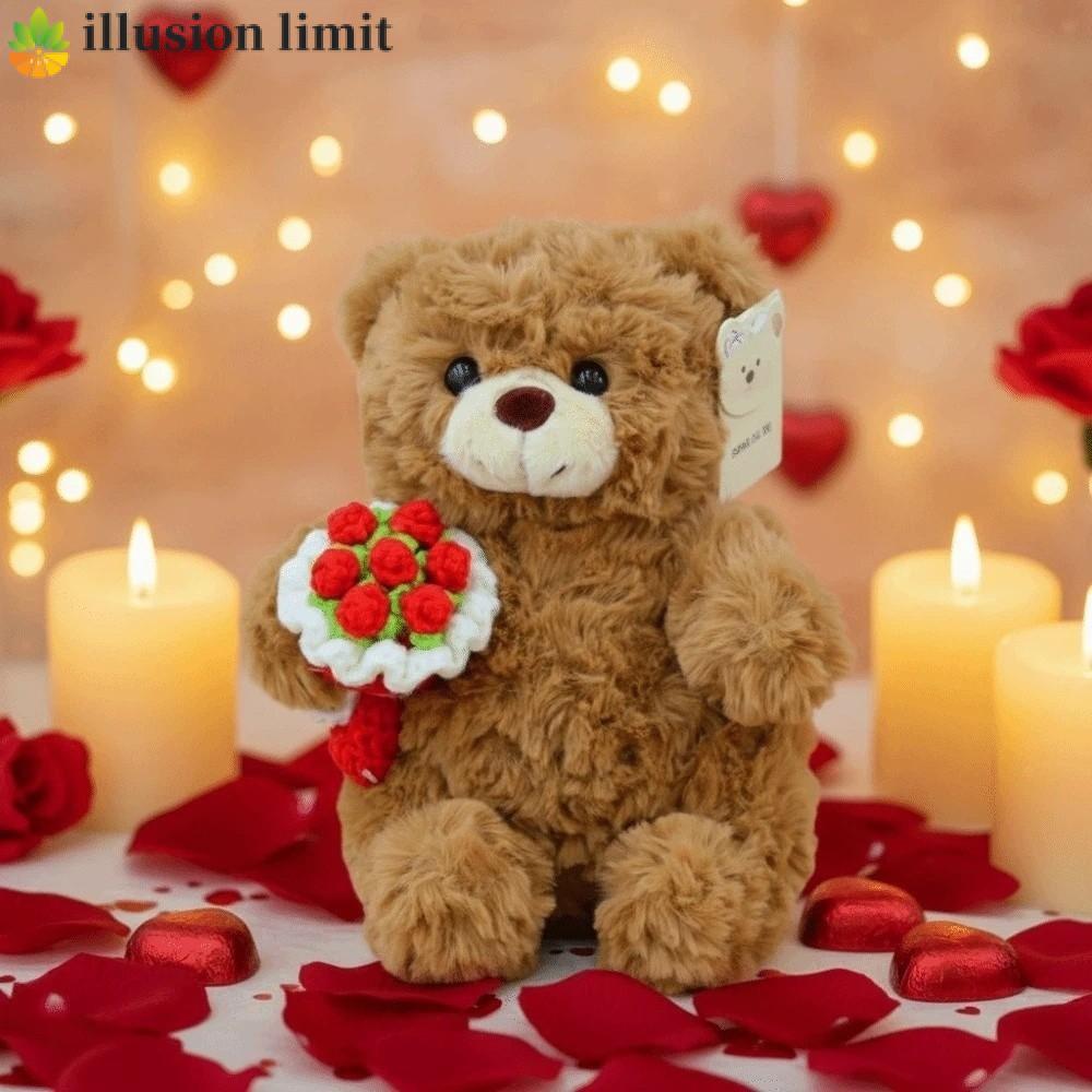ILLUSION LIMIT Rose Bear Doll Handmade Creative Shop