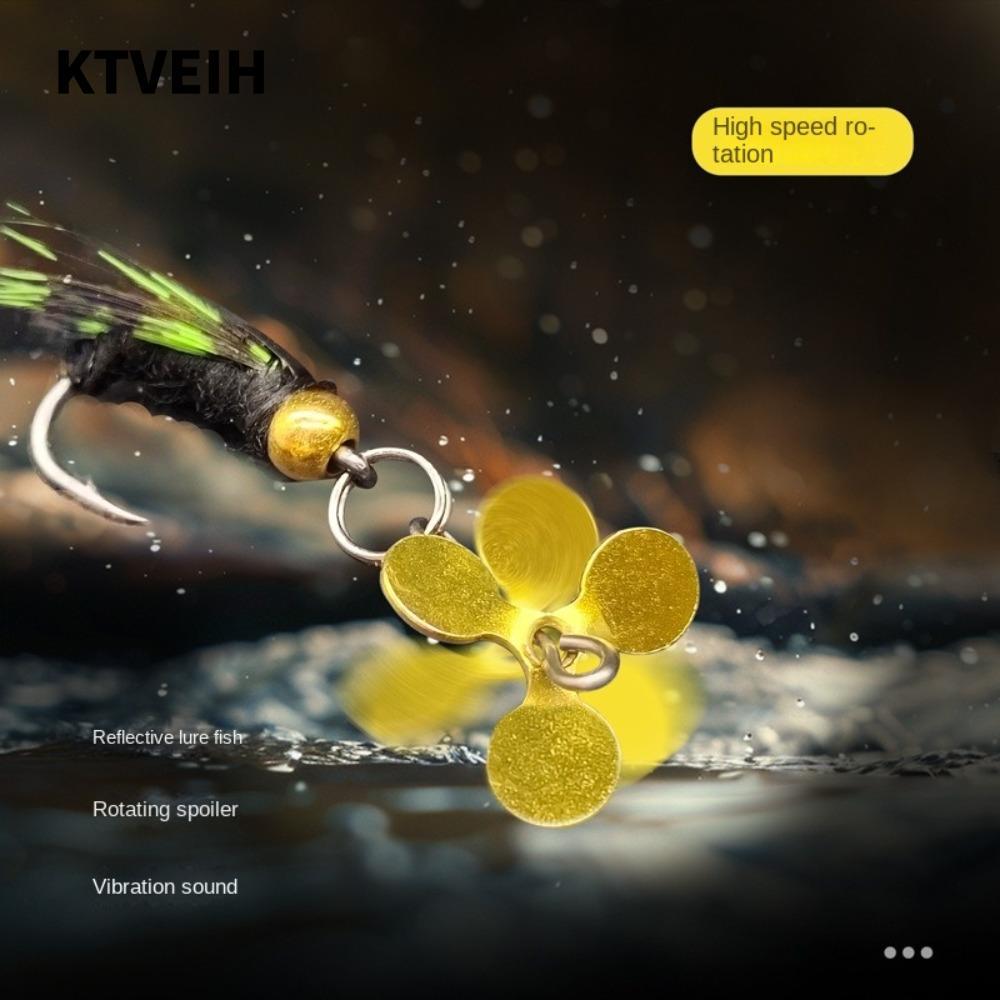 KTVEIH 30 Chiếc Bay Cánh Quạt Quay, Spinnerbait Cắm Đúc Mồi Câu Cá Lưỡi Dao, Thép Không Gỉ Topwater 