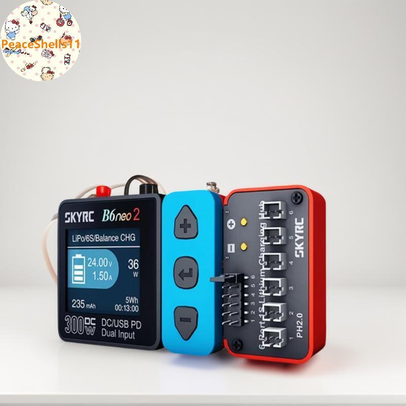 PeaceShells 1 Cái OSH 6 Cổng 1S Trung Tâm Sạc Pin Cho LiPo LiFe Li-ion LiHV Hỗ Trợ B6neo B6neo 2 B6n