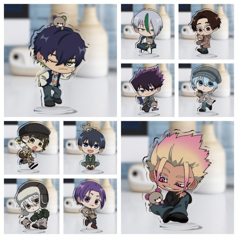 BLUE LOCK Plate Desk Decor Cosplay Teddy Bear Standing Oliver Aiku