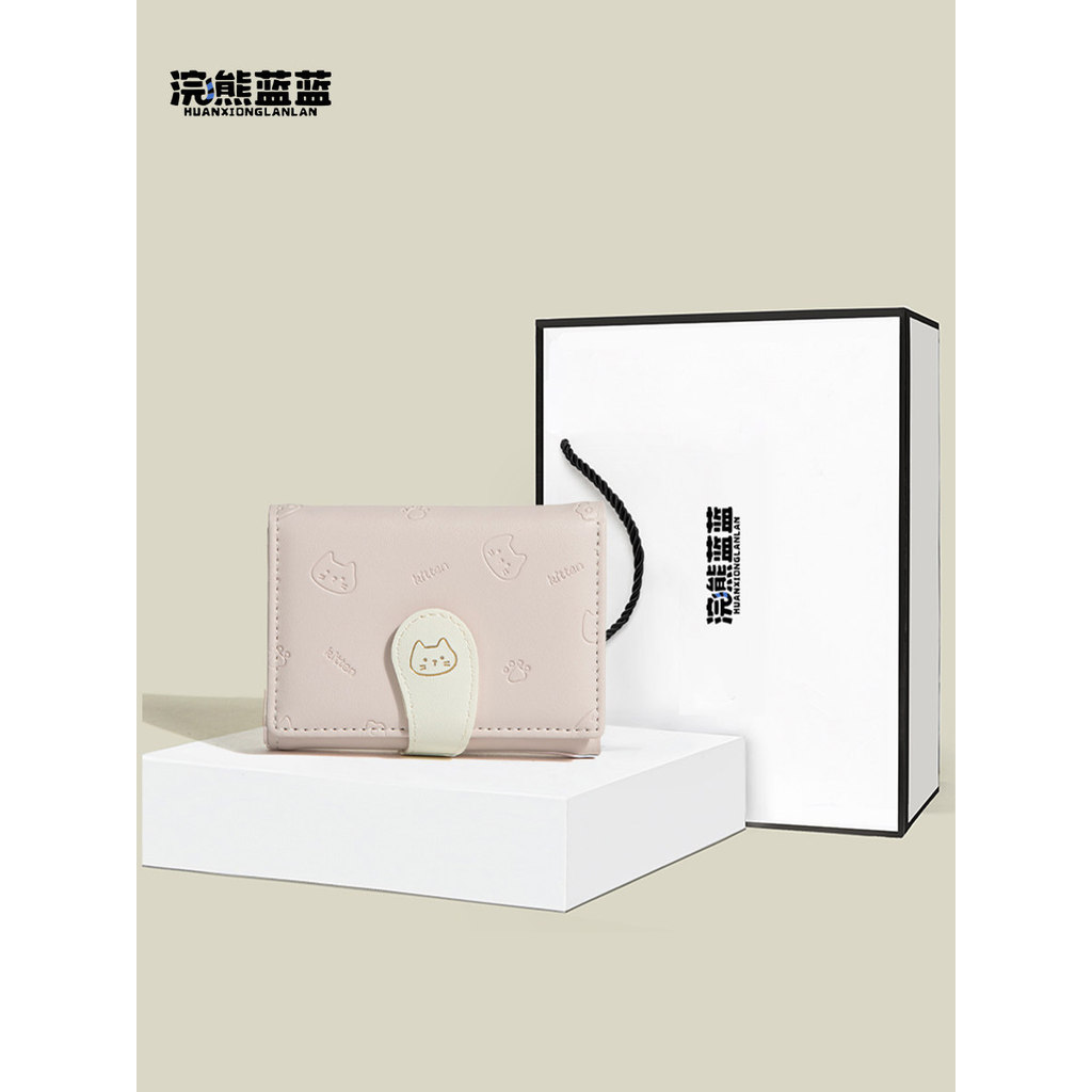 ví đựng tiền nữ cute ví hàn quốc Túi mèo hoạt hình thích hợp 2 4 mới giảm giá 30% tiền