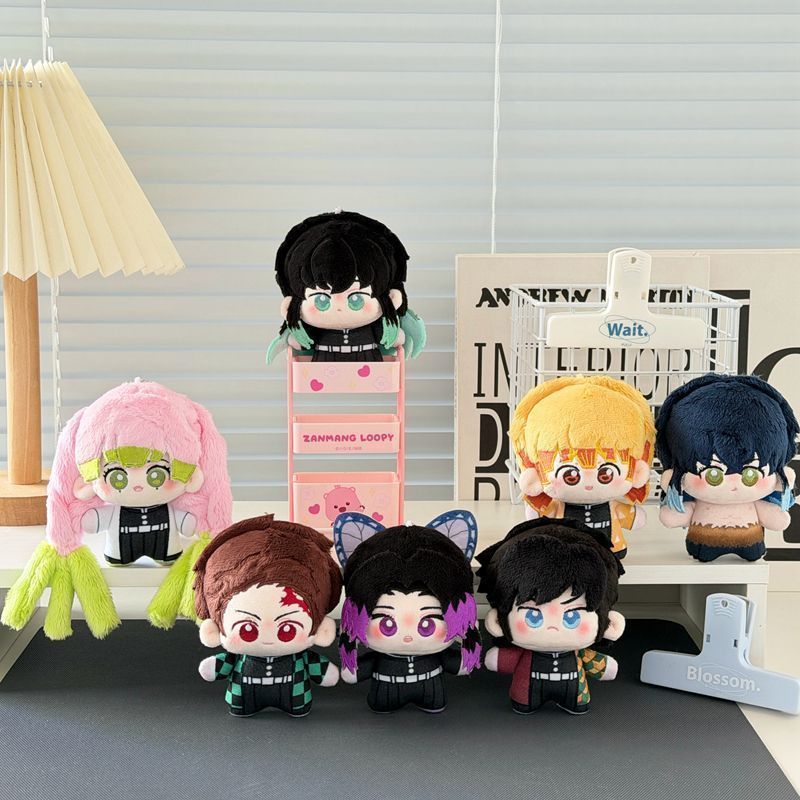 【Fast shipping】MỚI Demon Slayer 10cm Anime Doll Sang Trọng Búp Bê, Nhồi Bông Shinazugawa Sanemi Tomi